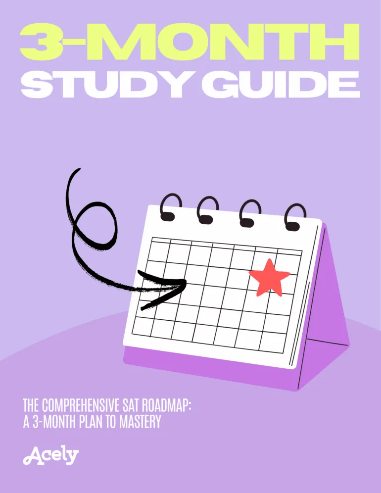 Incublia — 3 Month SAT Study Plan