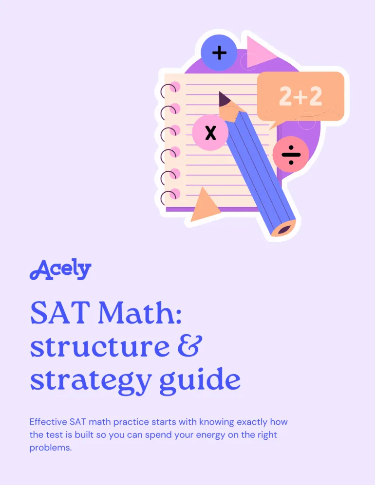 Incublia — SAT math structure and strategy guide 2026