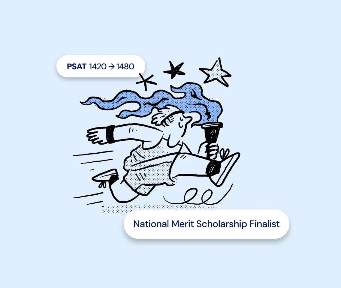 National Merit journey map from PSAT practice to Semifinalist, Finalist, and Scholar milestones